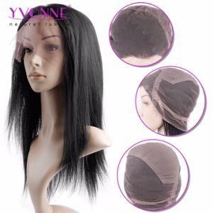 Yvonne Virgin Human Grade 8A Brazilian Hair Natural Color Straight Full Lace Wig