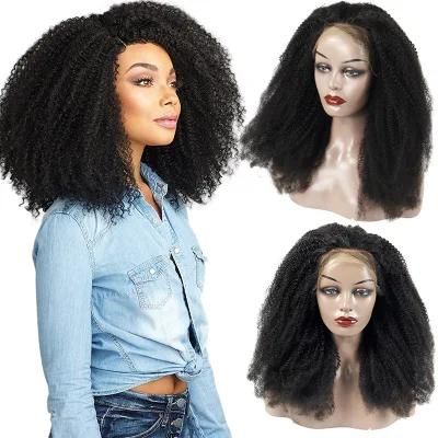 Kbeth Wholesale Wigs Virgin Hair Vendor, 180 Density Lace Frontal Wigs Human Hair Curly, 4c Afro Kinky Curly Human Hair Lace Front China Wigs