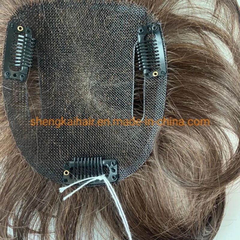 Wholesale Premium Quality Mono Top Full Handtied Synthetic Hair Toppers