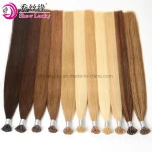Best Xuchang Hair Factory Blond 100 Keratin I-Tip Brazilian Human Hair Extension Raw Keratin Hair