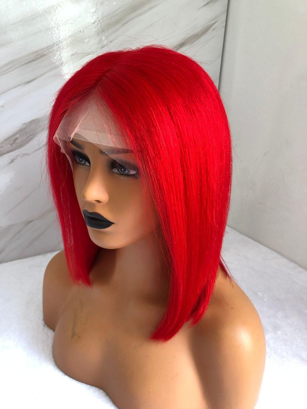 Unprocessed Coloed Human Hair Bob for Black Women Hairstyle