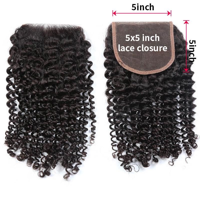 Kbeth Human Hair Toupee Pre Plucked Natural 100% Custom Free Parting 5X5 6X6 Jerry Curl Cuticle Aligned Curly Block Lace Frontal Toupee for Black Woman
