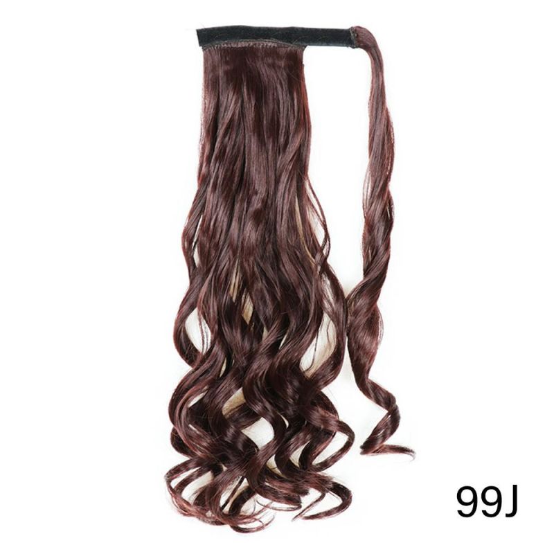 Heat Resistant Hair 22inch Wrap Around Pony Hairpiece for Women