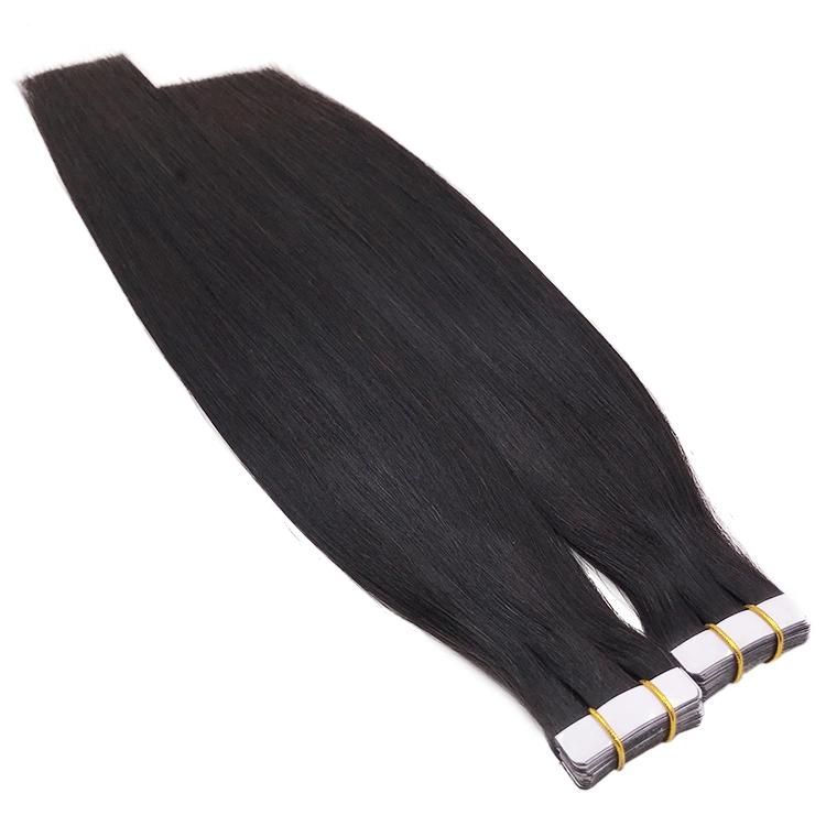 100% Raw Remy Virgin Indian Human Hair Tape in Hair Extensions