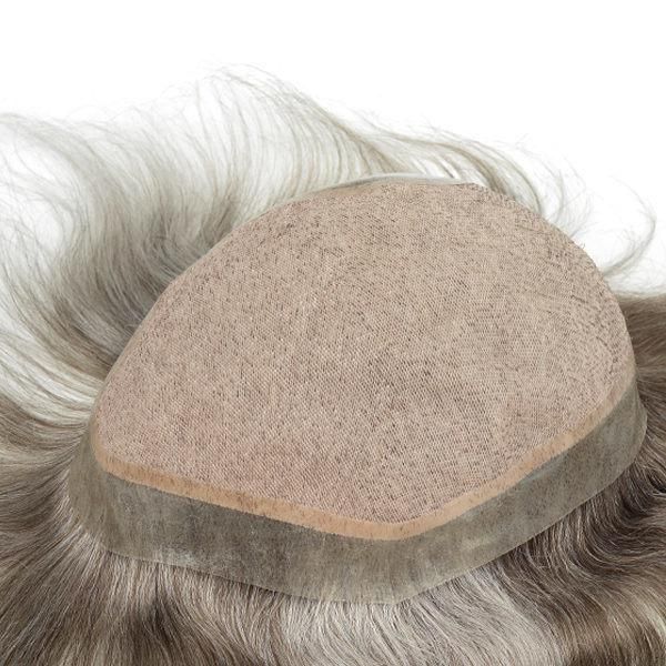 Injected Lace with Injected Skin Parting Realistic Hairpiece