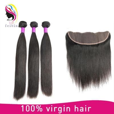 Wholesale 100% Brailzian Human Hair Silky Straight Virgin Lace Frontal