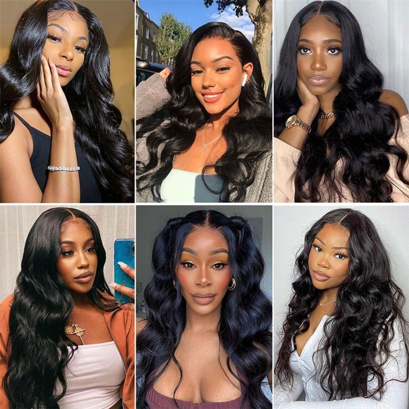 Brazilian Hair Body Wave Bundles with Closure Human Hair Bundles with Closure Lace Closure Remy Human Hair Extension