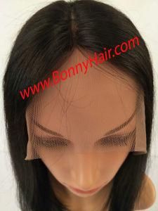 Peruvian Human Remy Hair Silk Straight Front Lace Wig
