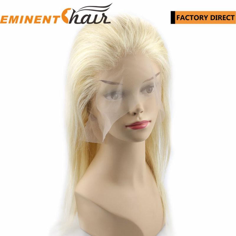 Stock Blond Hair Full Lace Virgin Hair Wig
