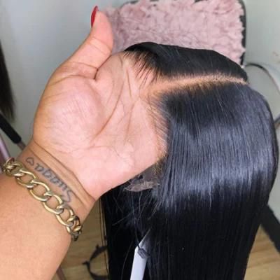 Luxuve Glueless 4X4 13X4 HD Lace Frontal Human Hair Wigs for Black Women Cuticle Aligned Raw Indian Virgin Hair HD Full Lace Wig