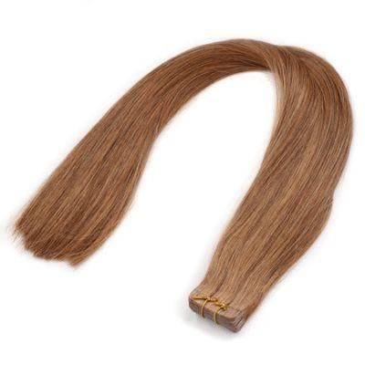 Human Virgin Hair Long Hair Texture Tape in Hair, Tape Hair Extensions