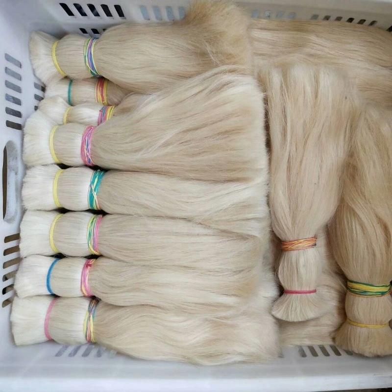 Kbeth Hot Selling Blonde 613 Hair Bulk Long Straight Pre Stretched Braiding Hair Bulk Processed Virgin Brazilian Hair Extensions 11A Direcet Sale