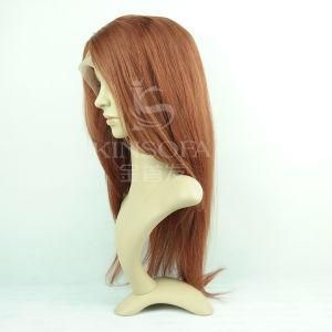 100% Human Hair Front Lace Wigs (Kinsofa 246889)