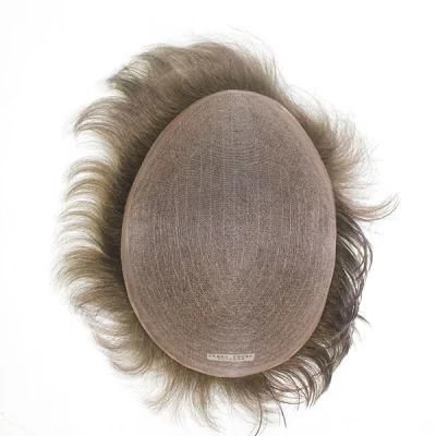 Men&prime;s No. 1 Mono Base Wig - Long Life Natural Human Hair