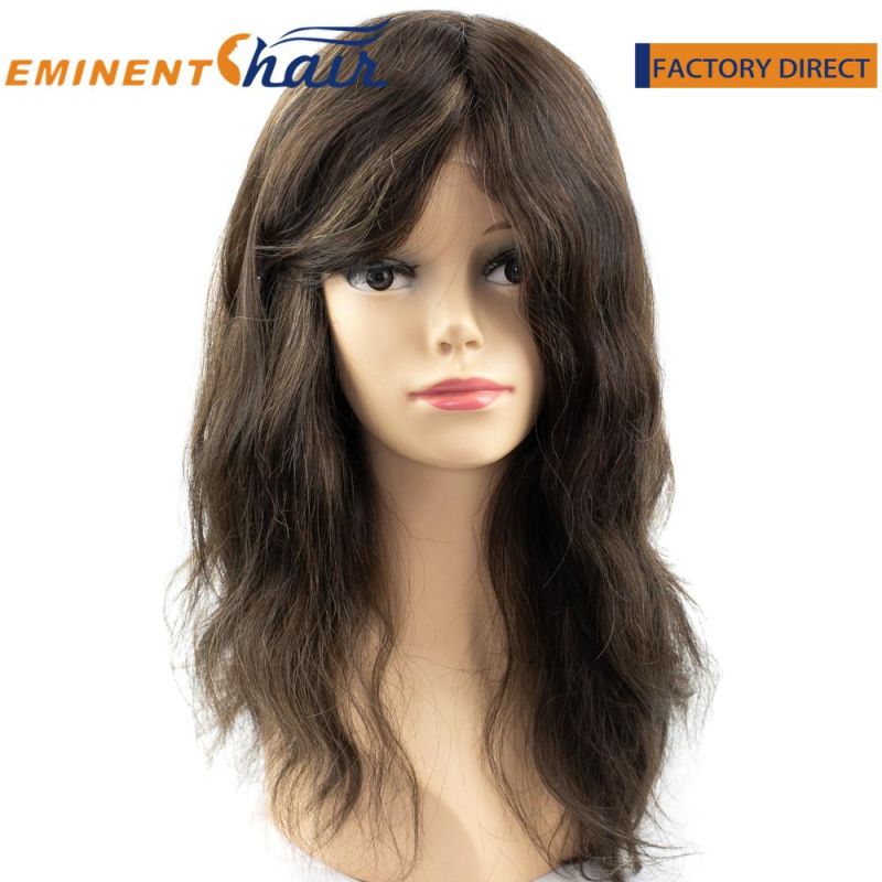 Human Hair Natural Hairline Women′s Lace Wig