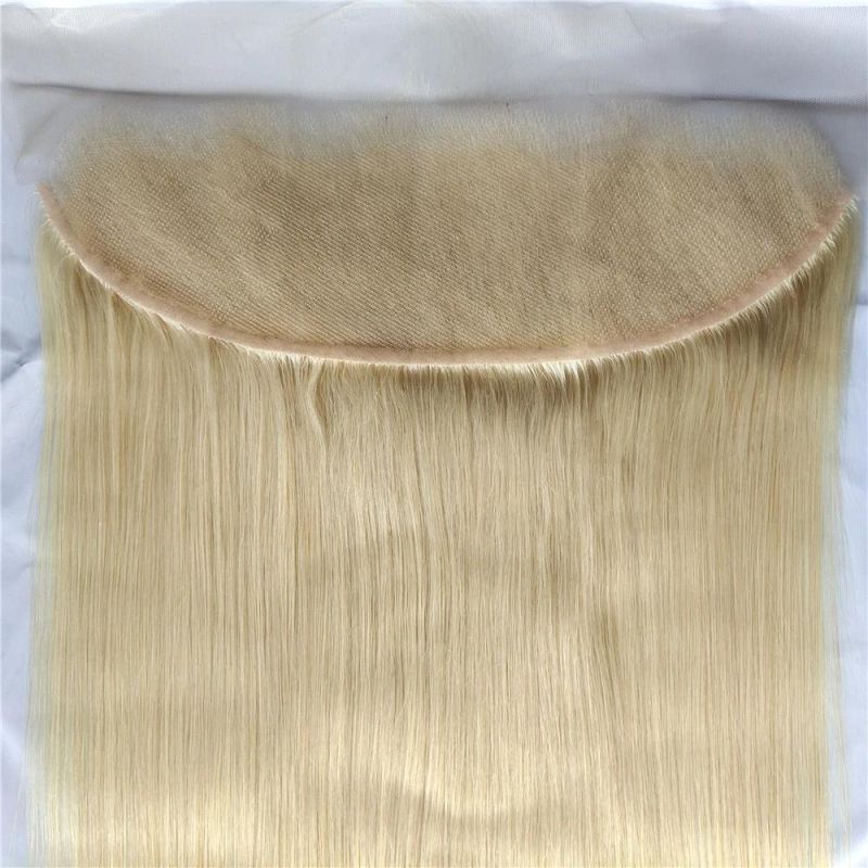 Wholesale Blonde 613# Remy Straight Human Hair 13*4 Closure