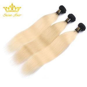 Virgin Remy Human Hair Extension of Straight 613 Blond Color with Tangle Free