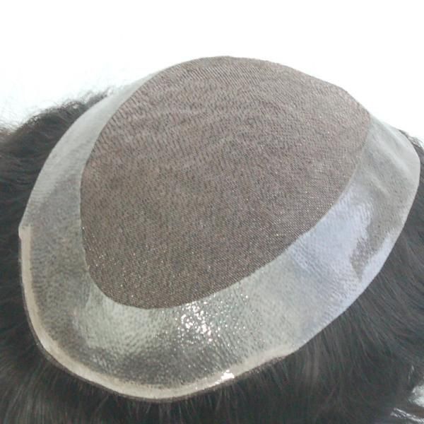 Custom Made Remy Hair Male Toupee