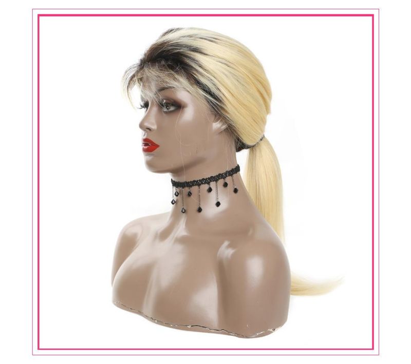 Transparent 1b 613 Lace Frontal Human Hair Straight Wigs Long13X4 13X6 Blonde Lace Front Wigs for Black Women Preplucked Ombre Colored