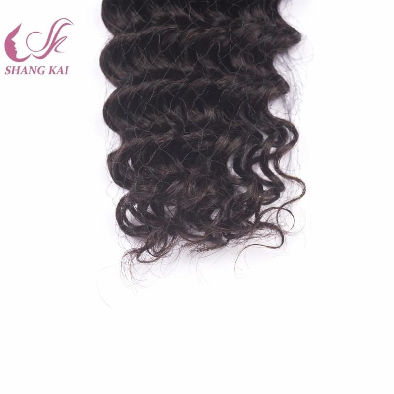 Remy Indian Hair Raw Virgin Wavy Bohemian Curl Human Hair Weave/Bundles Extension, Wholesale Black Hair Products