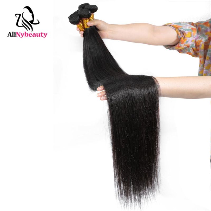 Silky Straight Wave Mink Brazilian 100% Virgin Human Straight Hair Bundle Raw Virgin Cuticle Aligned Vehair