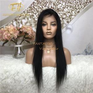 Best Quality Brazilian/Indian Virgin/Remy Human Hair Full/Frontal Lace Wig with Silky Straight