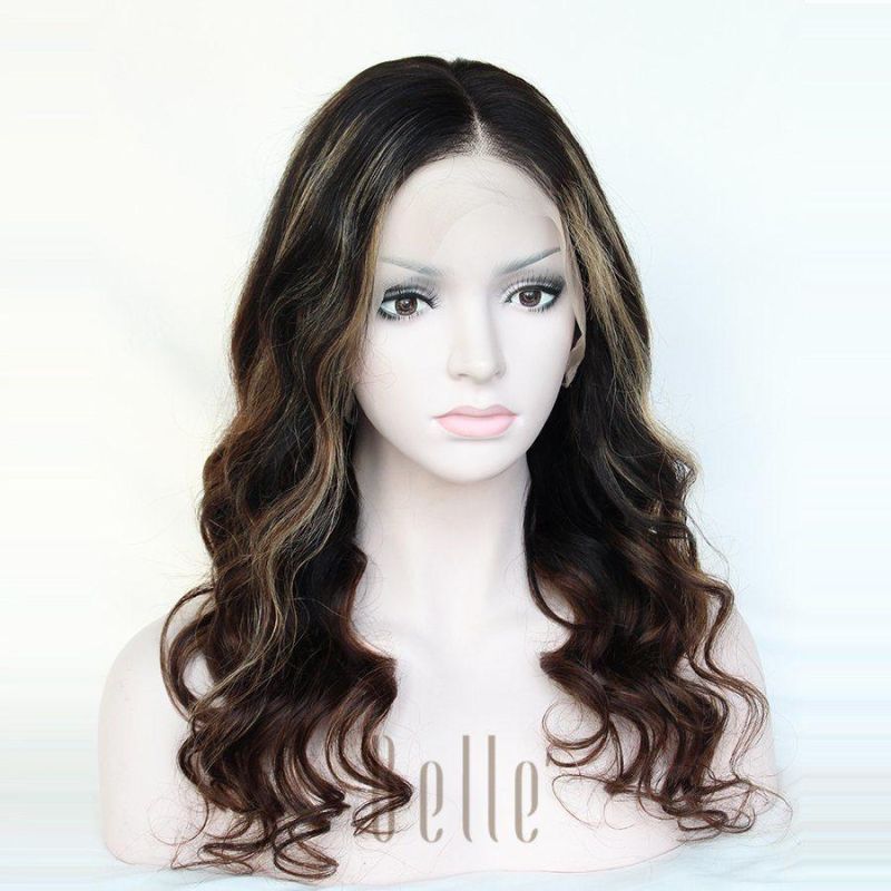 100% Top Quality Lace Front Wig with Virgin Human Hair