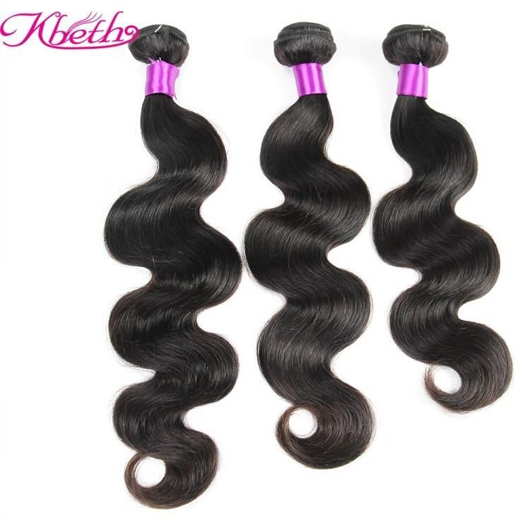 Kbeth Body Wave Hair Weft for Ladies Unprocessed 100% Brazilian Virgin Human Hair Weave 3 Bundles for Women Bundles China Factory Supply