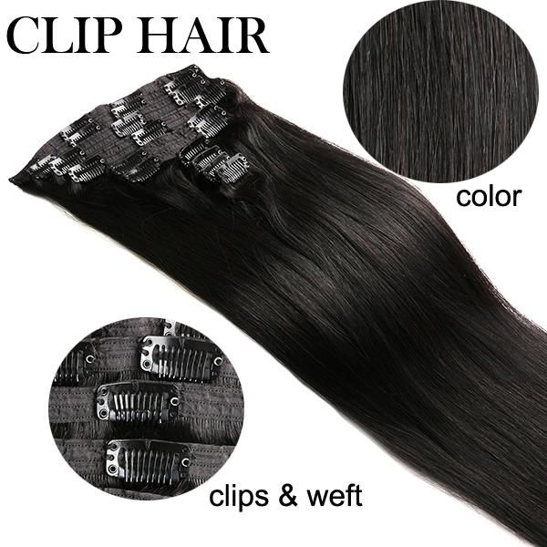 Brazilian Ombre Hair Clip on Extension