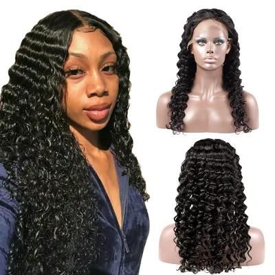 Kbeth Lace Frontal Wigs Hair Remy 150% Density Deepwave Frontal Wig with Baby Hair Brazilian Deep Wave 13*4 Lace China Wig in Stock