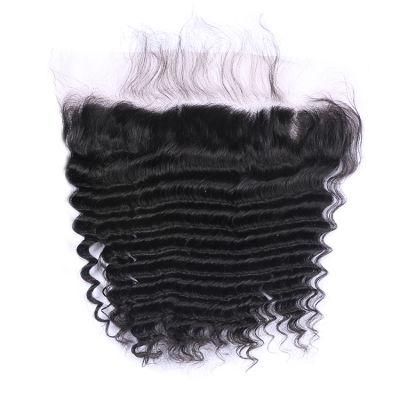 Kbeth Deep Wave 13*4 Transparent HD Lace 16 Inch Closure Cheap Price Toupees From China Xuchang Factory in Stock