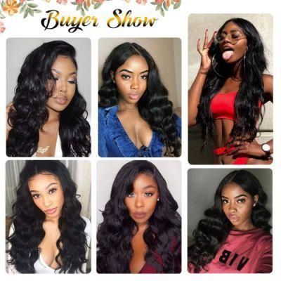 Kbeth Body Wave Bundles for Girls Gift Brazilian Virgin Hair with Lace Closure Free Part Natural Black