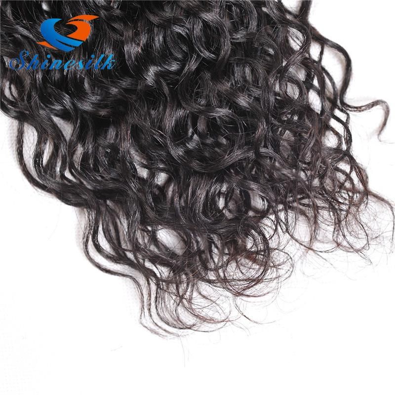 Brazilian Human Hair Natural Curly Hair Weaves Brazilian Water Wave