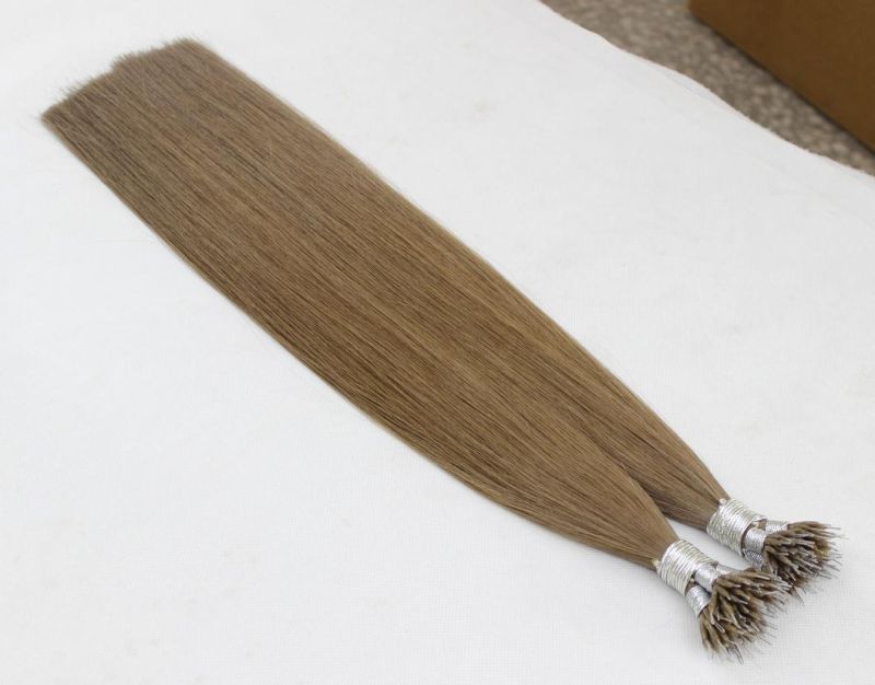 Nano Ring Extensions Brazilian Straight Human Hair Bundles 6 Color Remy Human Hair Extensions