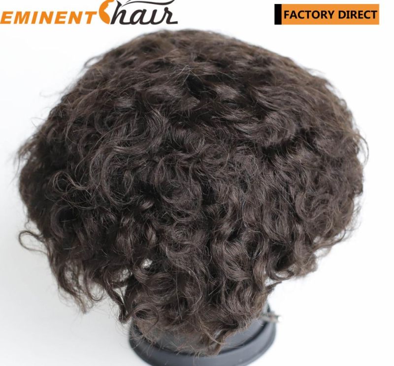 Lace Base Men′s Toupee Human Hair Replacement