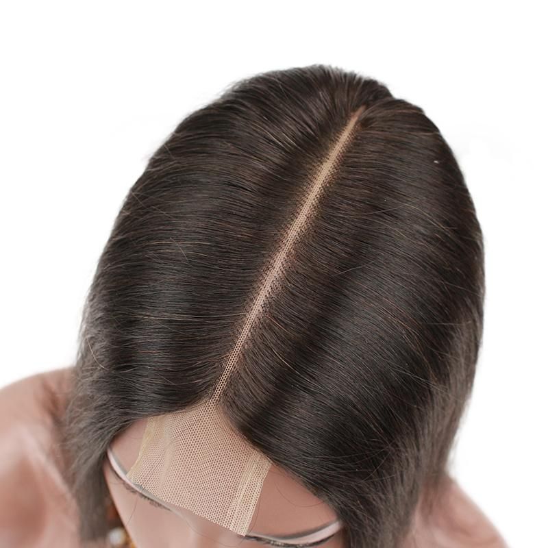 Aliexpress 100% Brazilian Human Hair Straight 8-20 Inch 2*6 Lace Closure Natural Color Remy Hair Weaving 3PC/Lot Free Shipping