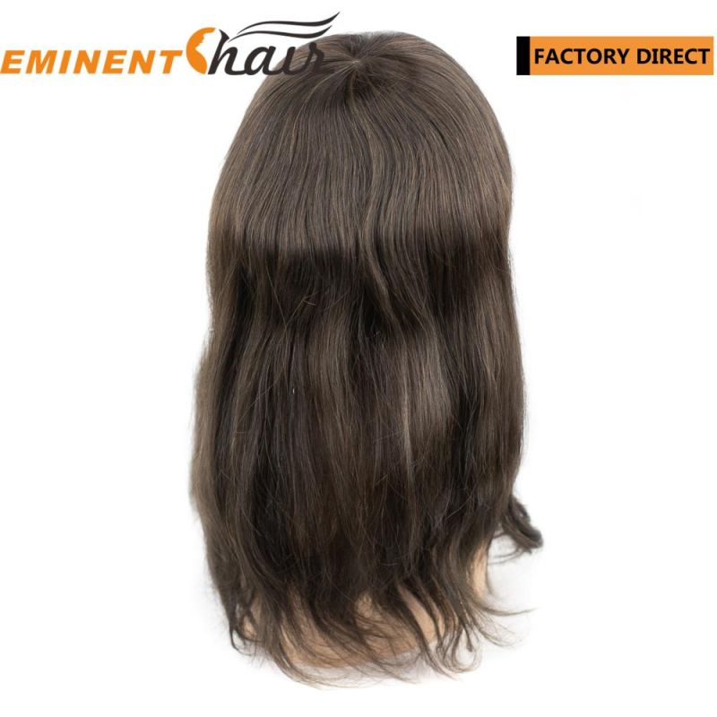 Natural Effect Integration Silk Top Short Wave Black Human Hair Women Hair Systems