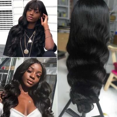 Brazilian Virgin 13X4 Lace Front Wigs Body Wave Human Hair Wigs for Black Women 150% Density 18&quot;