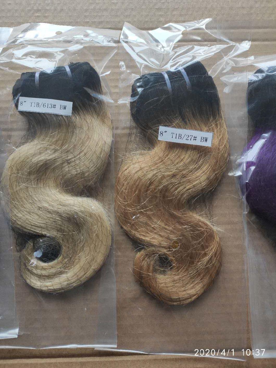 Hot Sales Ombre Colored Hair Bundles Brazilian Hairs