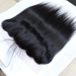 Brazilian Straight Remy Hair Lace Frontal Closure with Baby Hair