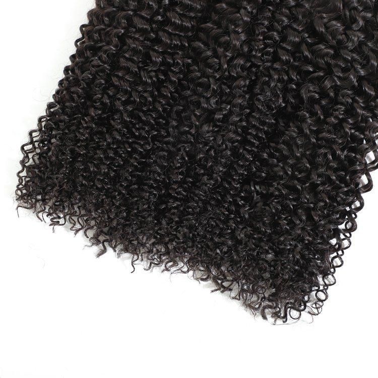 Luxuve Cheap Price 100% Brazilian Human Hair Jerry Curly Natural Black 8A Grade Hair Bundle