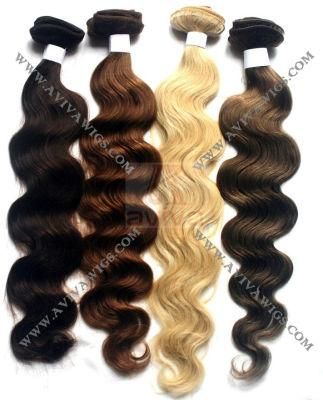 Virgin Hair Human Hair Weft Remy Human Hair Extension (AV-HE005A)