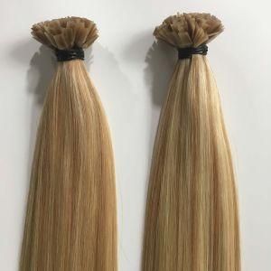 P10/613# Prebonded Keratin Flat I Tip Brazilian Virgin Remy Human Hair Extensions