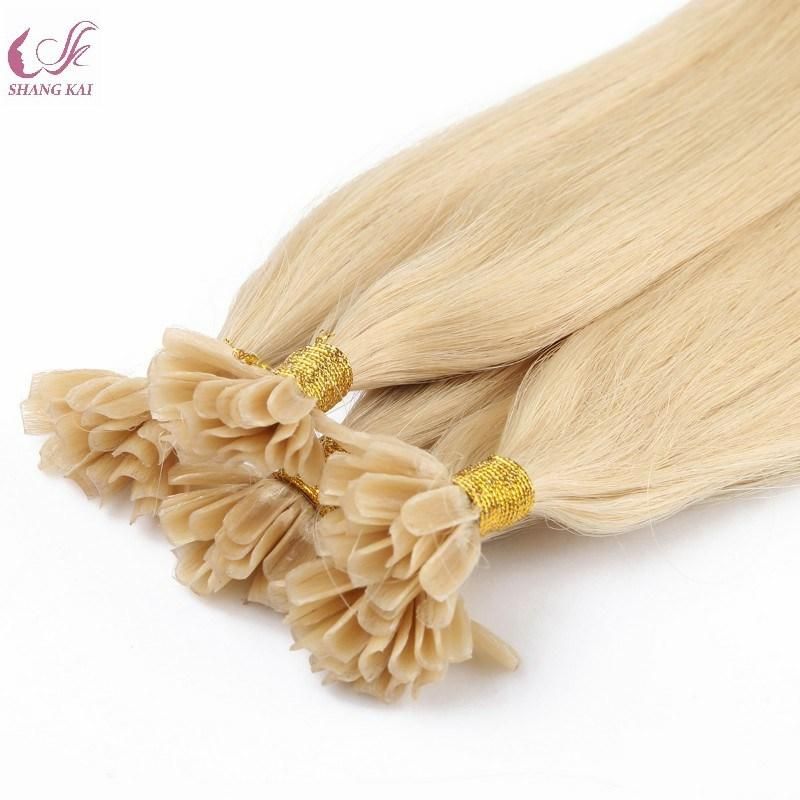 High Quality Wholesale Remy Human Hair Nano/V/U/Flat Tip White I-Tip Hair Extensions