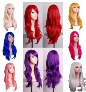Hot Selling Fashion Hair Cosplay Anime Natural Kinky Curly Synthetic Wig