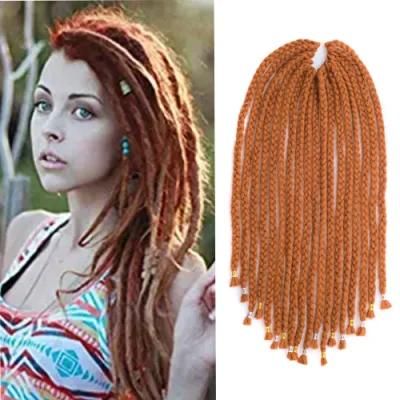 Synthetic Hair Extensions Afro Kinky Soft Dread Dreadlocks Ombre Color
