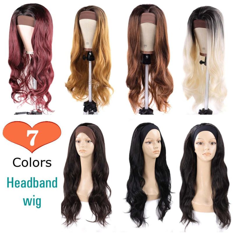 2022 Factory Wholesale Water Wave Lace Headband Wig