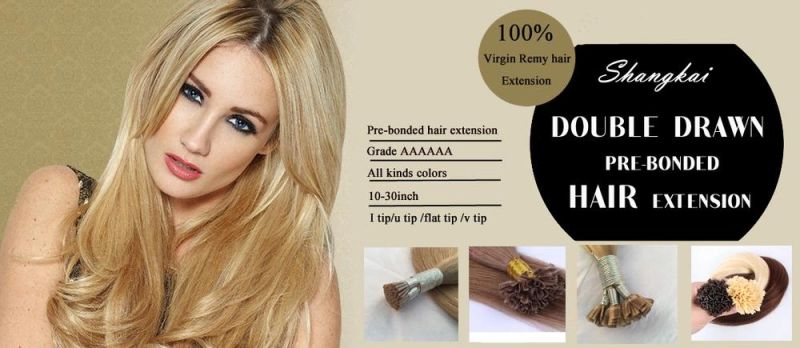 Double Drawn Premium Quality Flat Tip Keratin Hair Extension