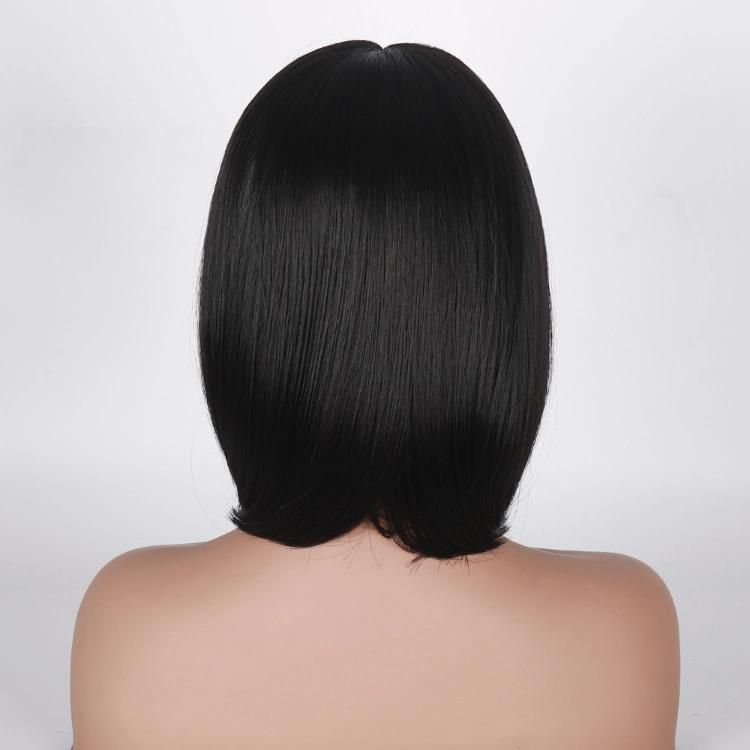 Wholesale China Wig Silky Straight Synthetic Bob Short Wigs