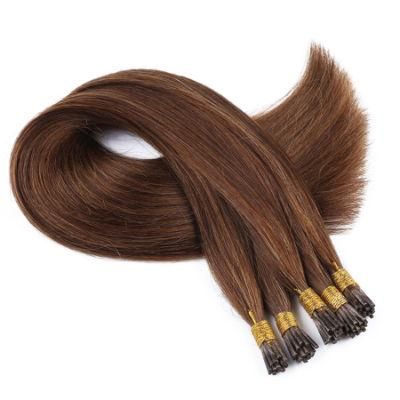 Body Wave I Tip Hair Microlinks for Black Women Brazilian Virgin Hair 100% Human Hair Bulk Natural Black Color